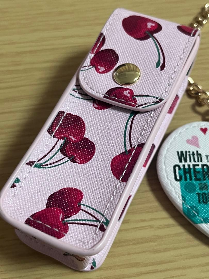 ディズニー ミニー さくらんぼ リップケースミラー付き チェリーバッグ