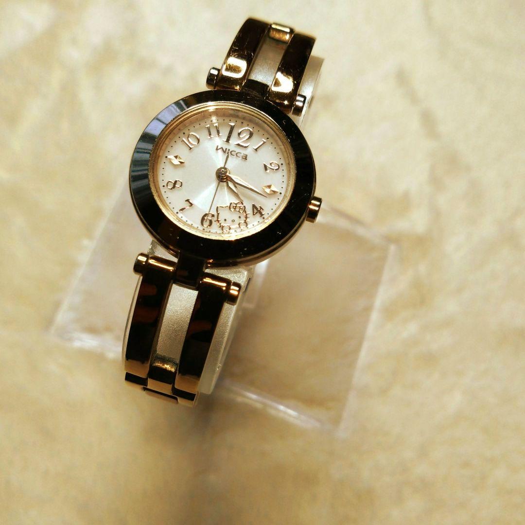 CITIZEN wicca ハローキティ 腕時計 ピンクゴールド - メルカリ