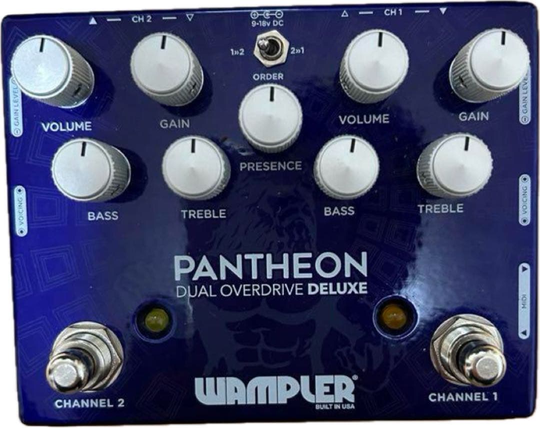 ギター Wampler Pantheon Deluxe DUALOVERDRIVE