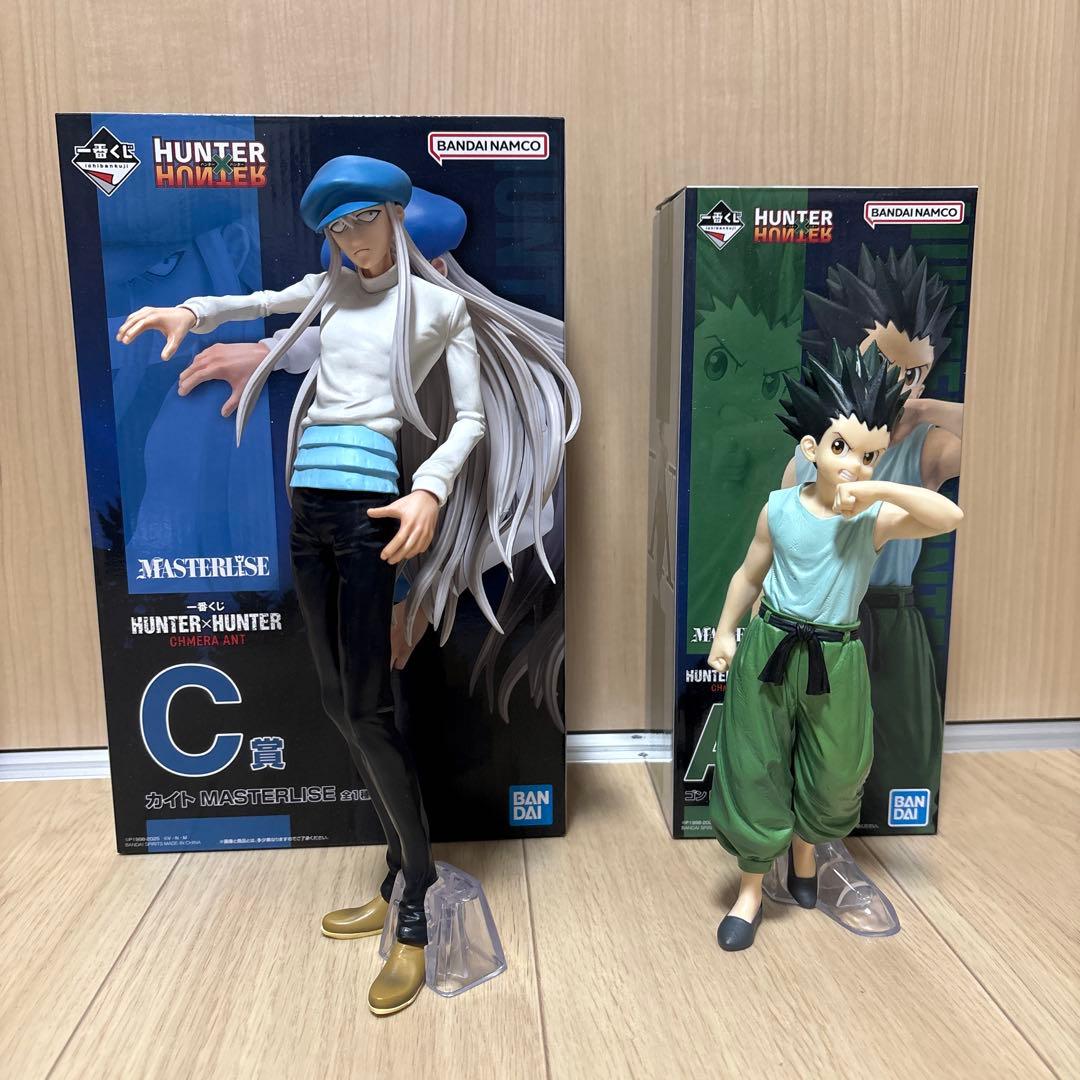 【美品 2点】HUNTER×HUNTER 一番くじ　ゴン　カイト　フィギュア 一番くじ HUNTER×HUNTER」はキメラアント編に突入！ゴン、キルア