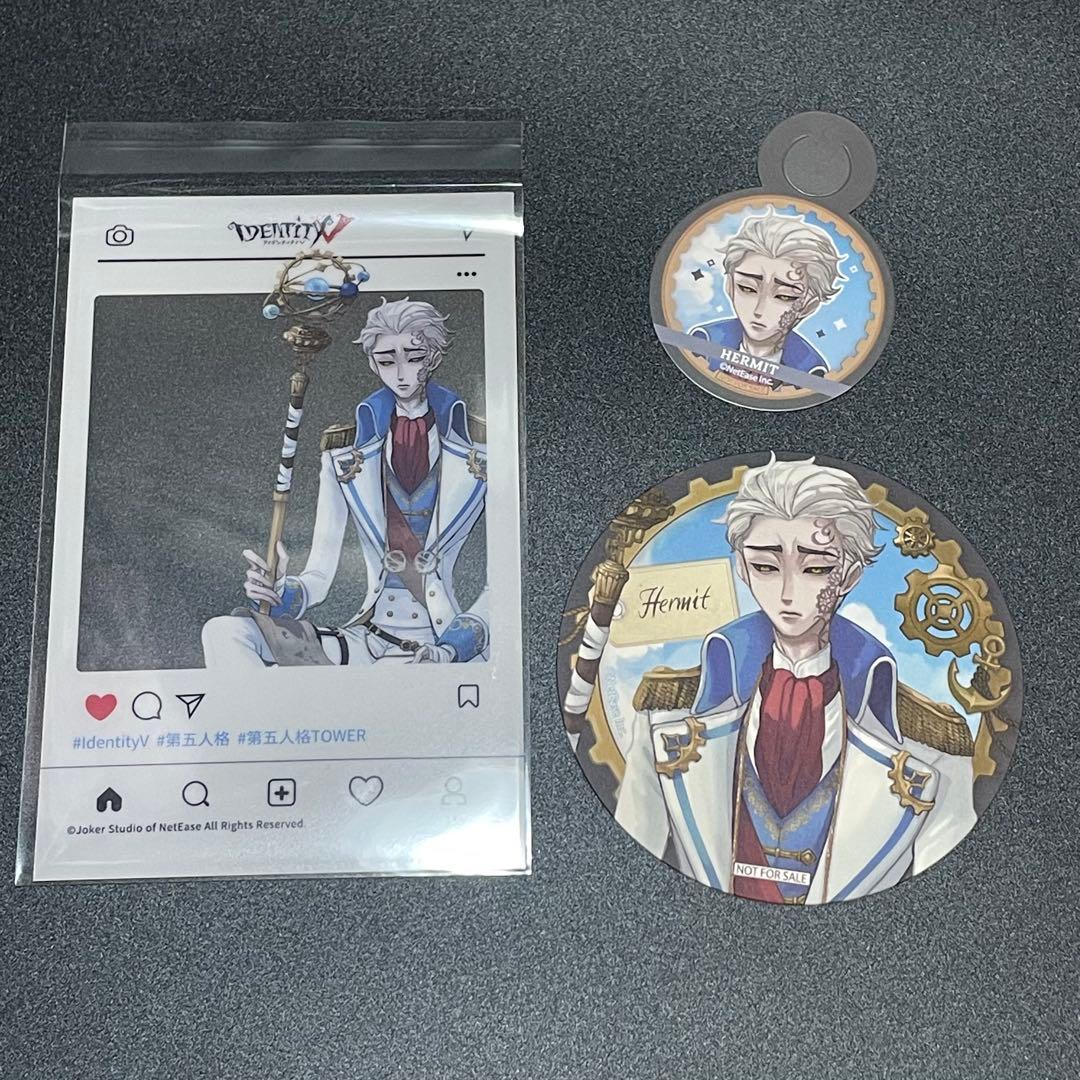 第五人格 タワーコラボ 東京タワー 隠者　東京限定 SNS風クリアカード他
