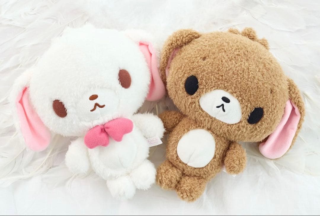 シュガーバニーズ　20cmぬいぐるみ　セット　しろうさ　くろうさ　韓国限定 シュガーバニーズ 20cmぬいぐるみ セット しろうさ くろうさ 韓国限定