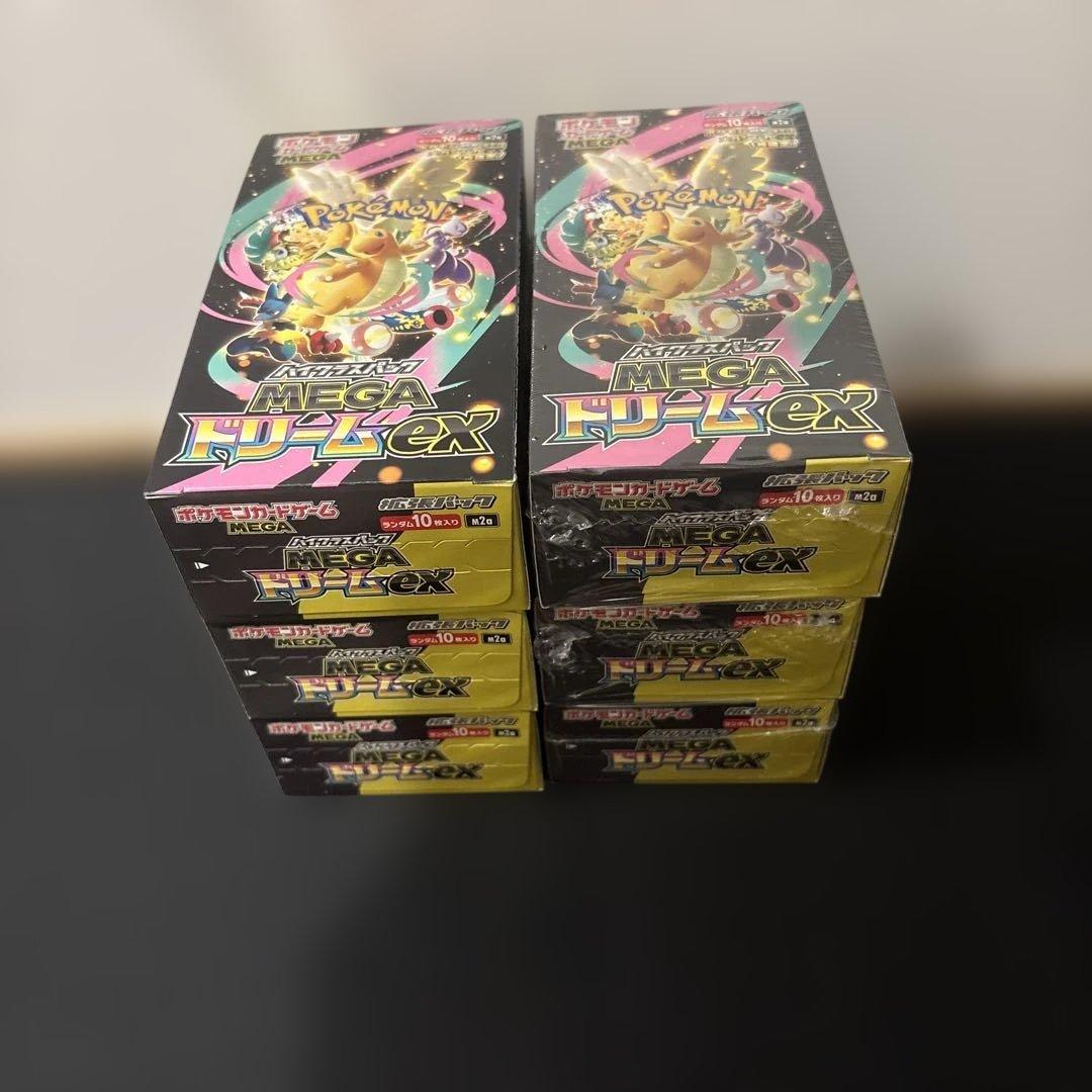 ポケモンカードゲーム　MEGAドリームex 6boxセット