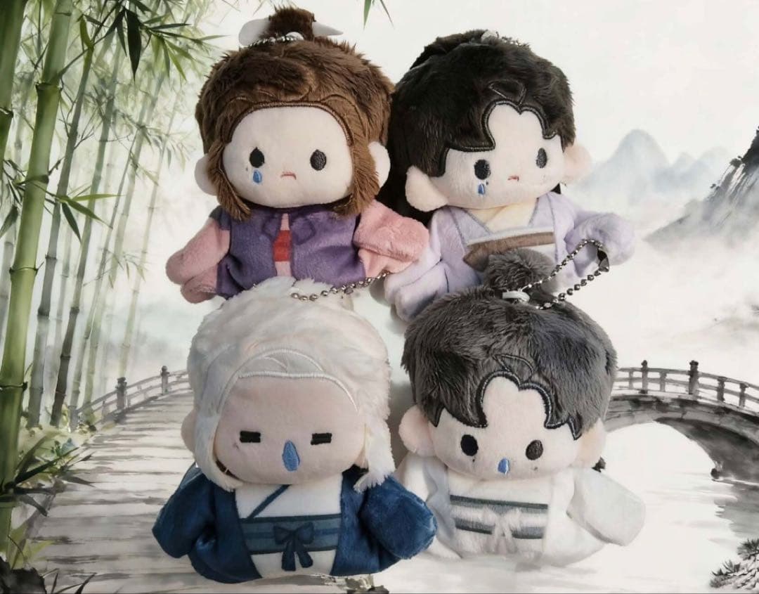 4個 山河令 マグネットぬいぐるみ 周子舒 張哲瀚 温客行 龔俊0227