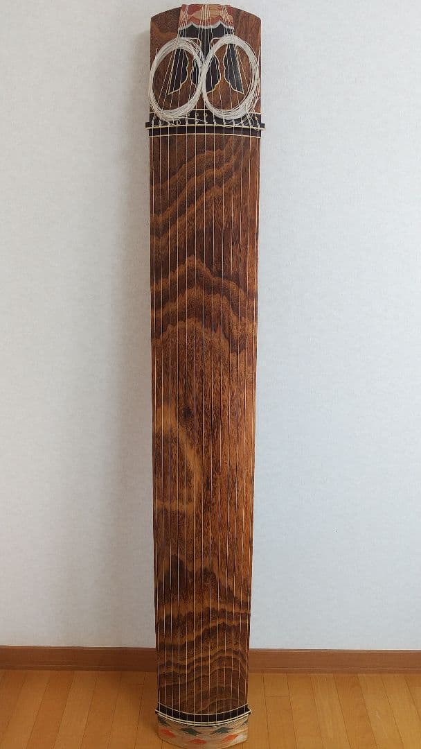 付属品多数】生田流 高級 和琴 お琴 13弦琴 すだれ彫 お筝 弦楽器