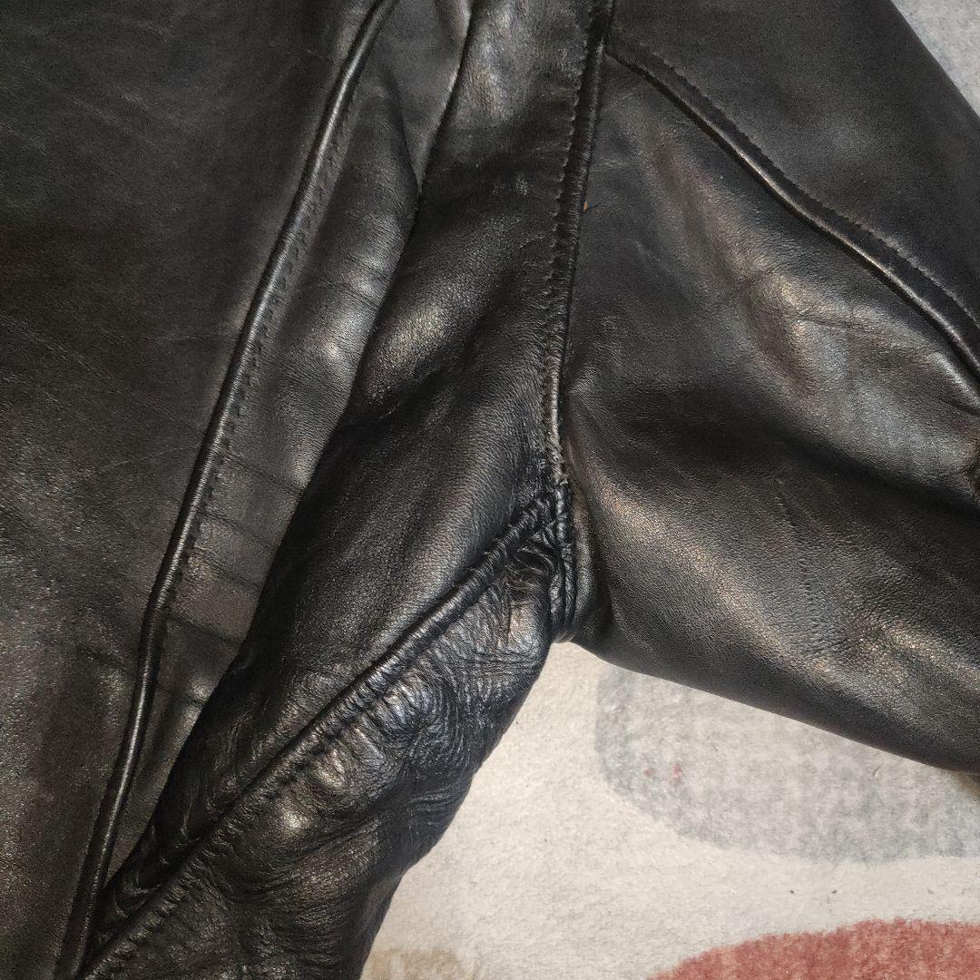 良品人気SchottAT101レザー シングルジャケット36ダメでも対応有