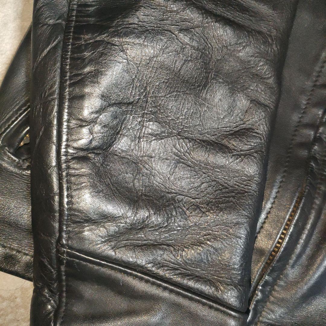 良品人気SchottAT101レザー シングルジャケット36ダメでも対応有