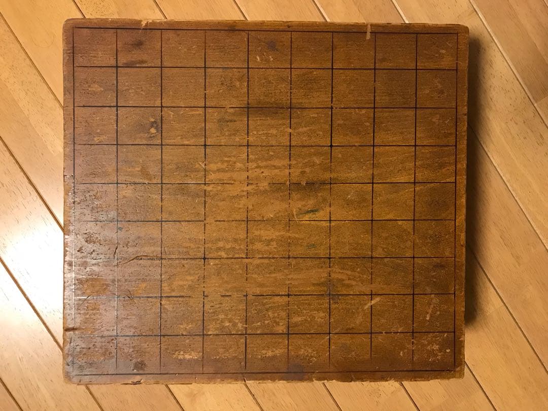 将棋盤　【一枚板】 日本産】本榧脚付将棋盤 5寸板目 245151