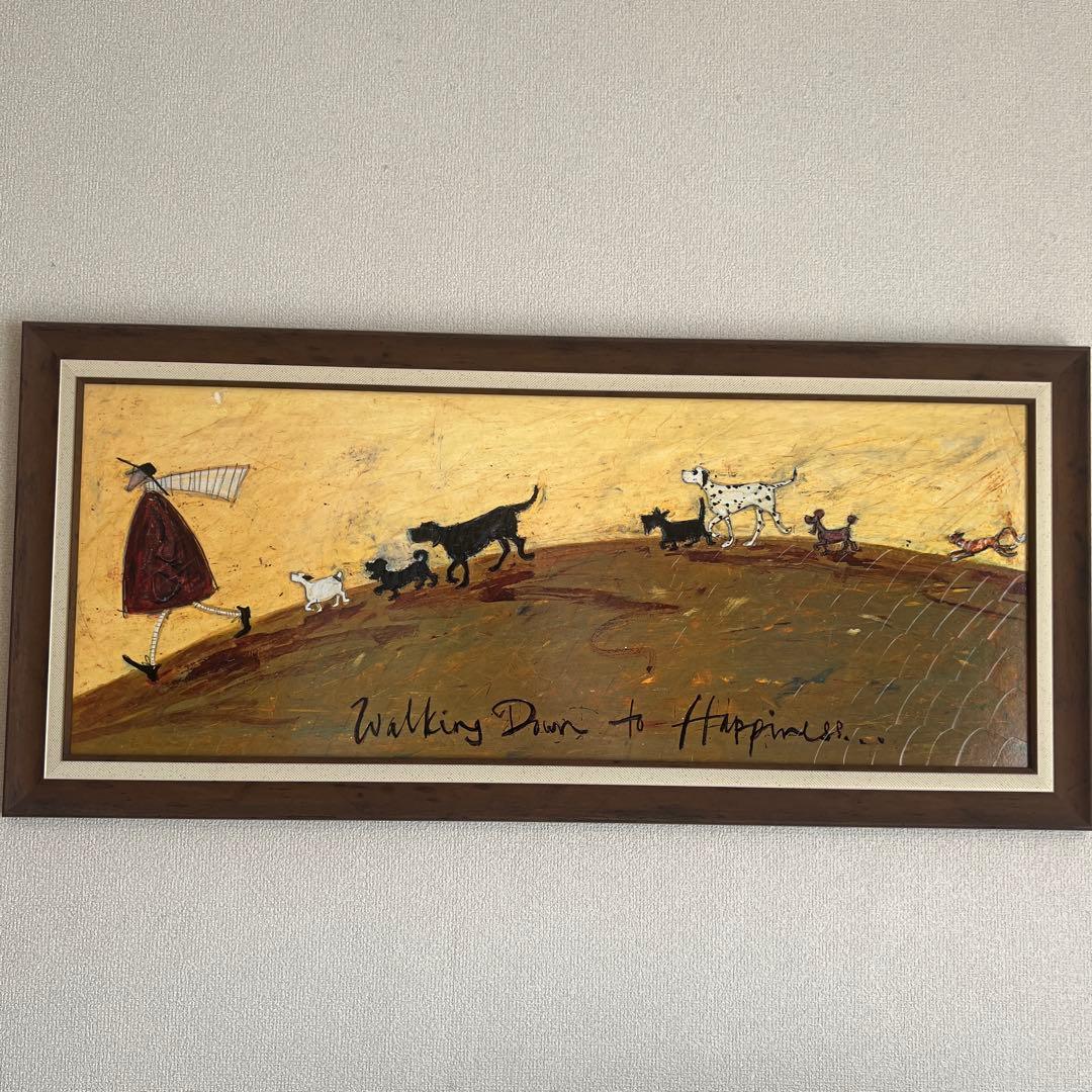 サムトフト 幸せへ向かって Sam Toft 絵画 ギフト アート 犬 いぬ