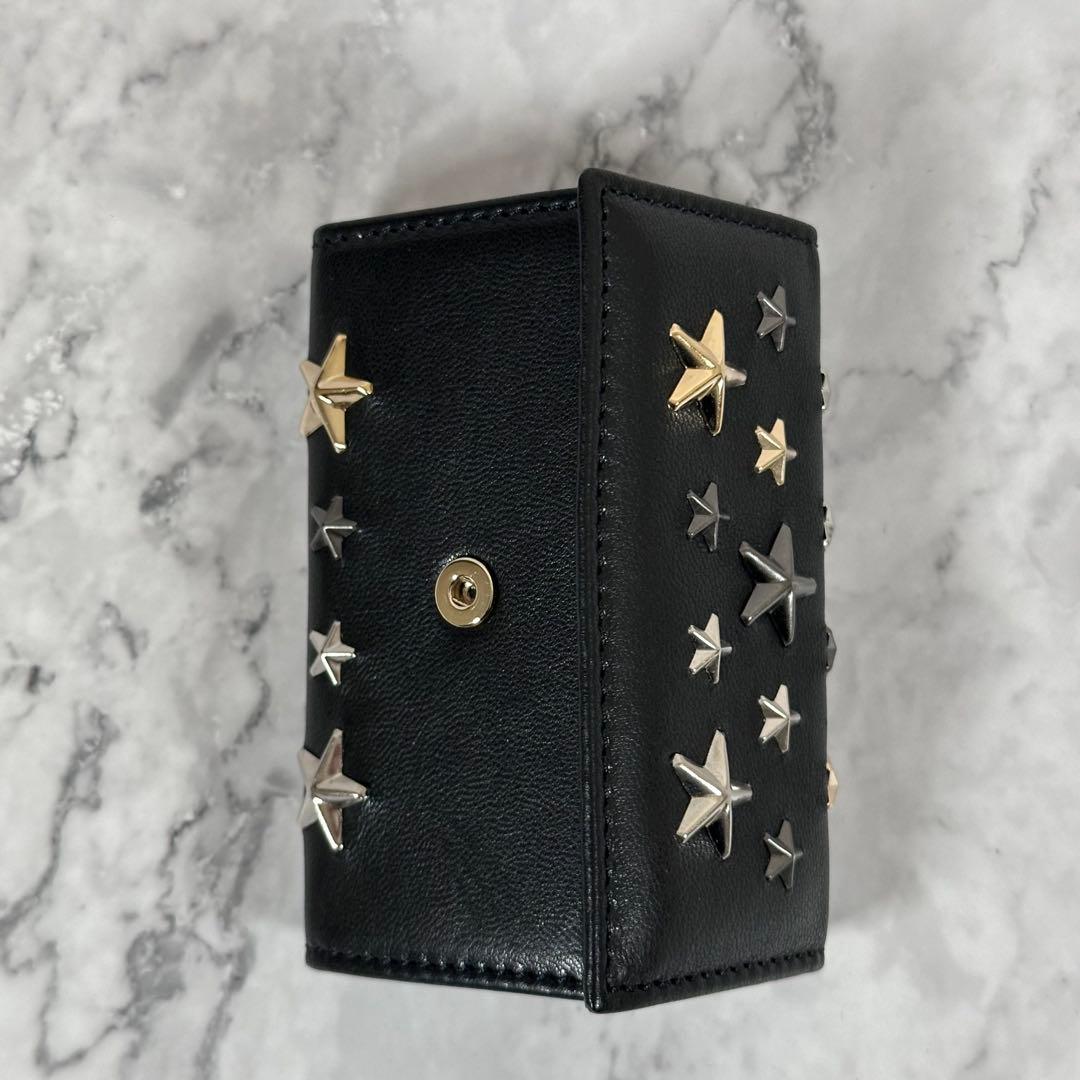 新品】ジミーチュウ ネプチューン スタースタッズ キーケース ブラック