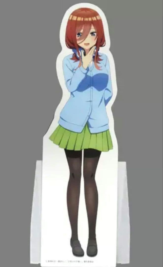 未開封 中野三玖 等身大スタンディパネル 五等分の花嫁展 MESSAGEin池袋