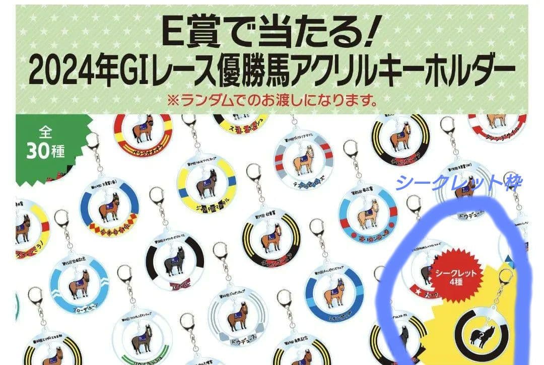 シークレット】JRAウェルカムチャンス【アーモンドアイ】アクリル