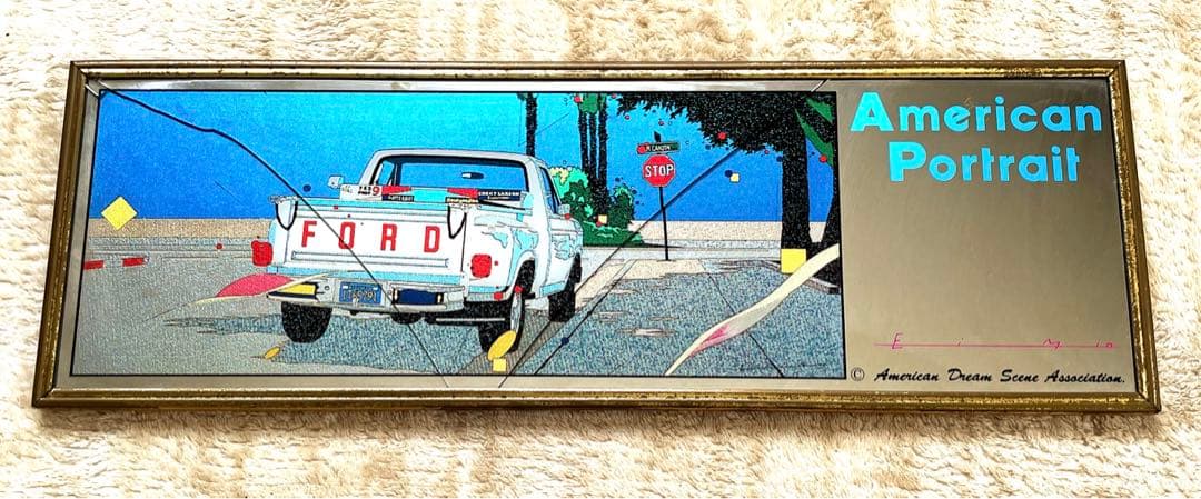 当時モノ 希少】EIZIN SUZUKI 鈴木英人 インテリア ミラー - メルカリ