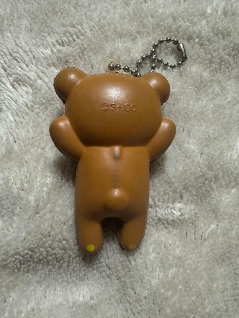 平成レトロ サンエックス リラックマ キーチェーンストラップ 約6cm