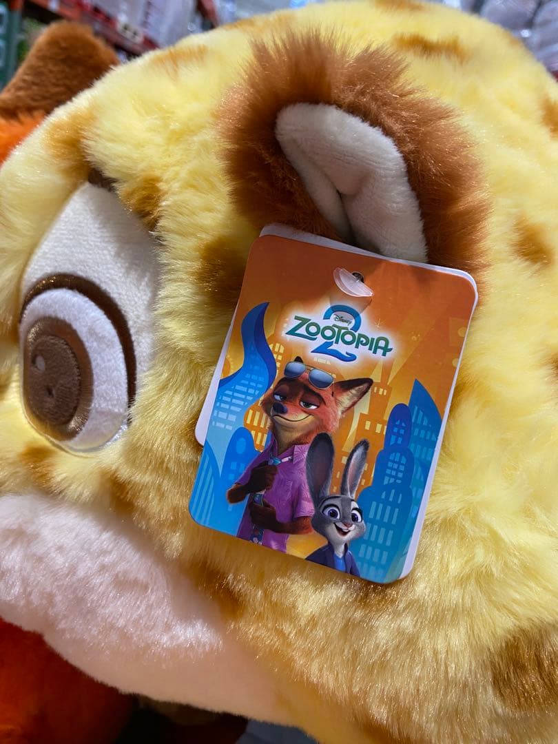 ズートピア ぬいぐるみ コストコ クロウハウザー ブランケット 50cm