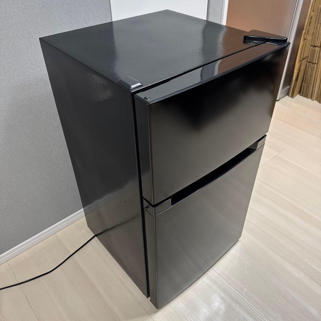 最安値 早い者勝ち！美品 アイリスオーヤマ 冷蔵庫 PRC-B092D-B 黒