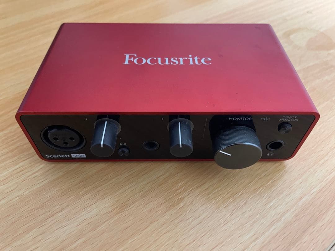 DTM・DAW Focusrite Scarlett solo