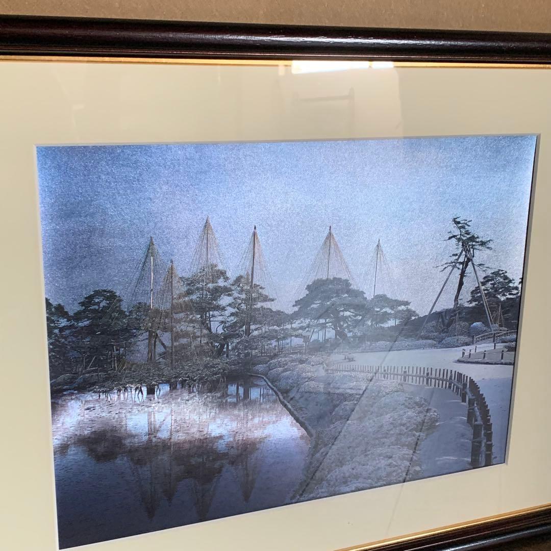 【新品・未使用】DUFEX 英国製 エッチングアート 冬の兼六園