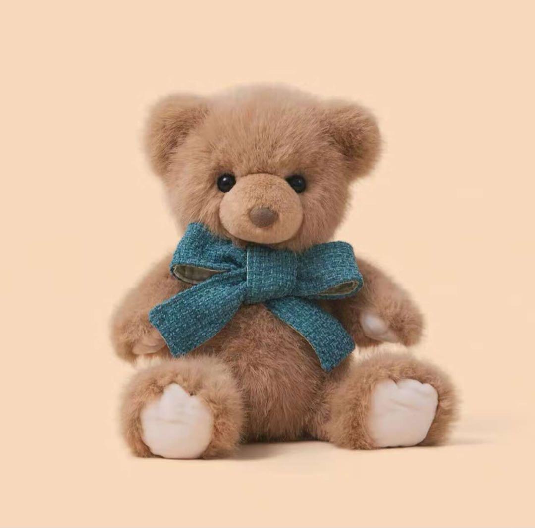 かわいい茶色のクマのぬいぐるみ くまぬいぐるみ もこもこ素材のおすすめぬいぐるみ くま 茶色(中)|くま