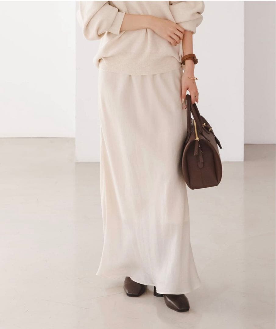 noble キュプラＡラインナロースカート