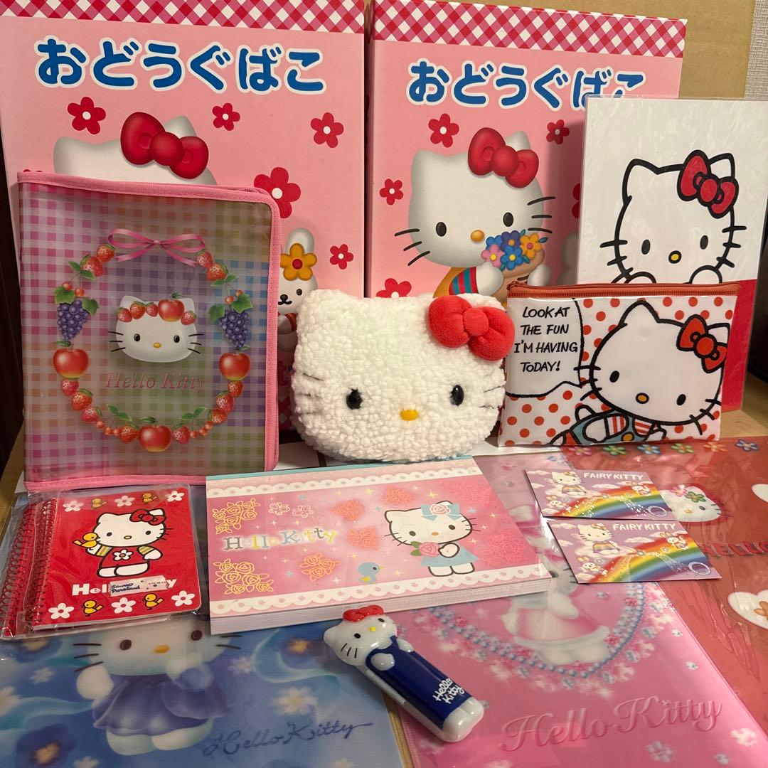 ハローキティ 文房具セット メモ帳　当時物　レア品　まとめ売り