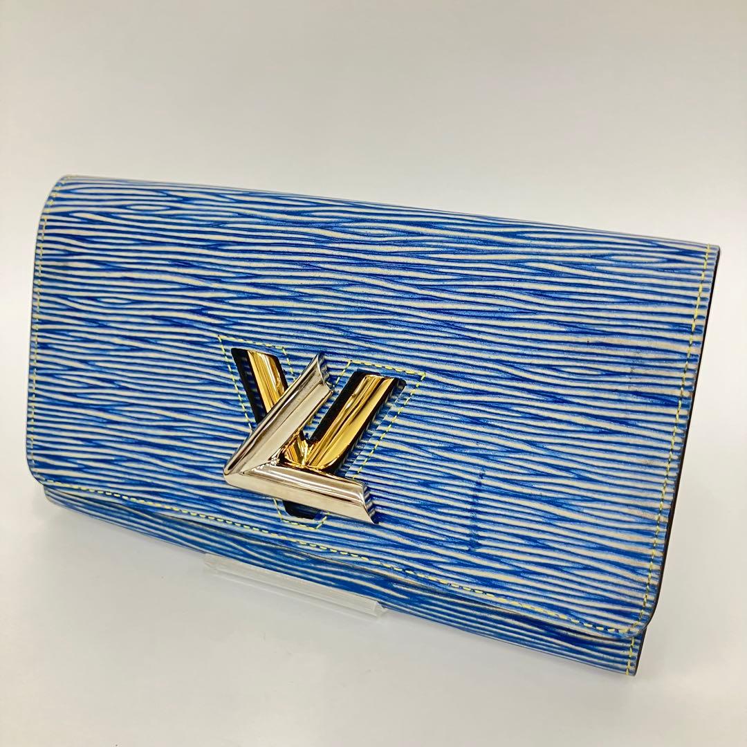 【極美品】Louis Vuitton エピデニム ポルトフォイユツイスト 長財布