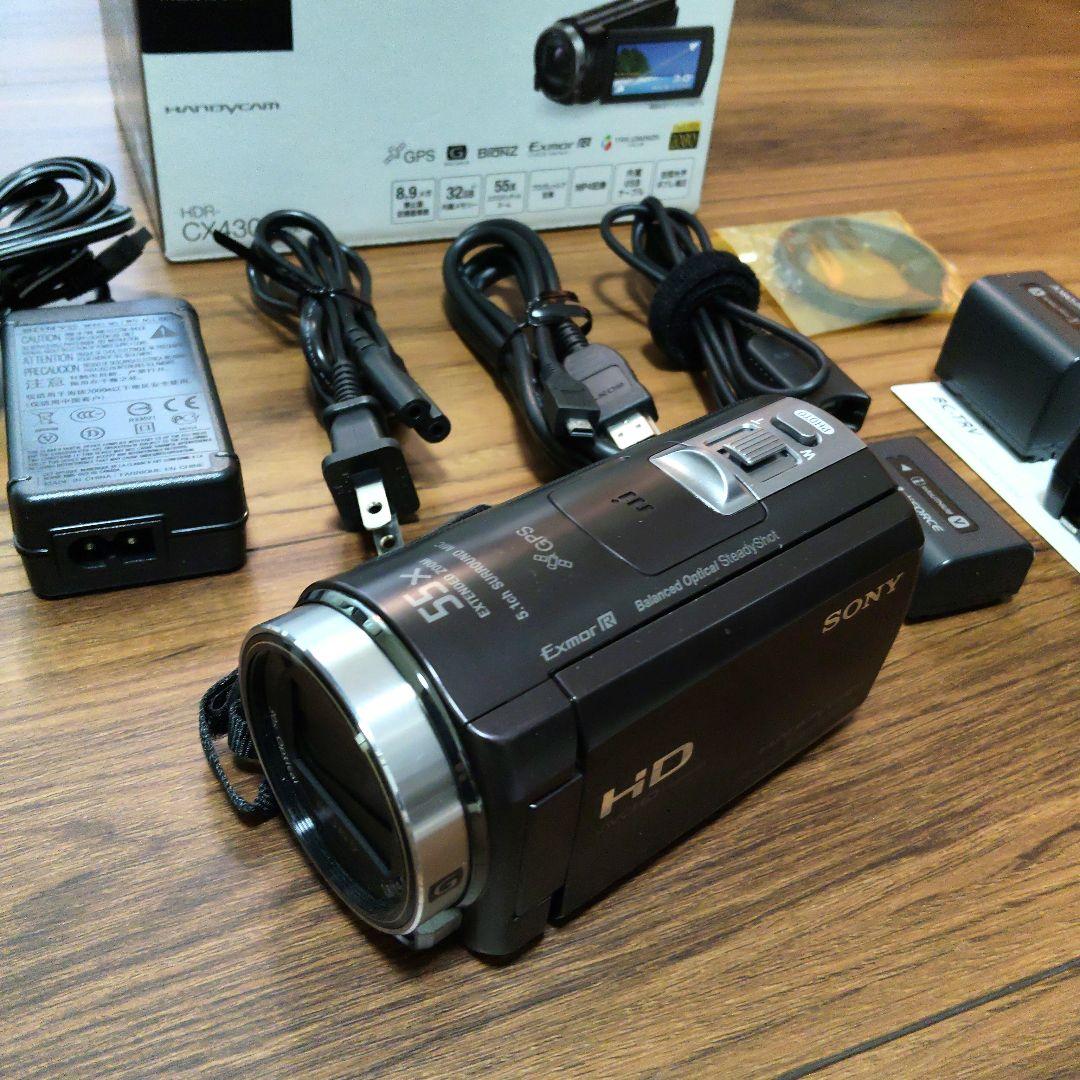 SONY HDR-CX430V ビデオカメラ ＋その他アクセサリー付