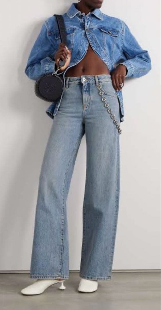 LOEWE デニム チェーン付き　ロエベ