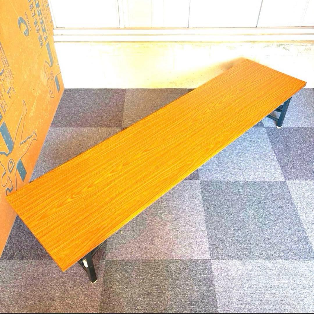 座卓折りたたみテーブル 会議用 長机 会議机 ミーティングデスク2台