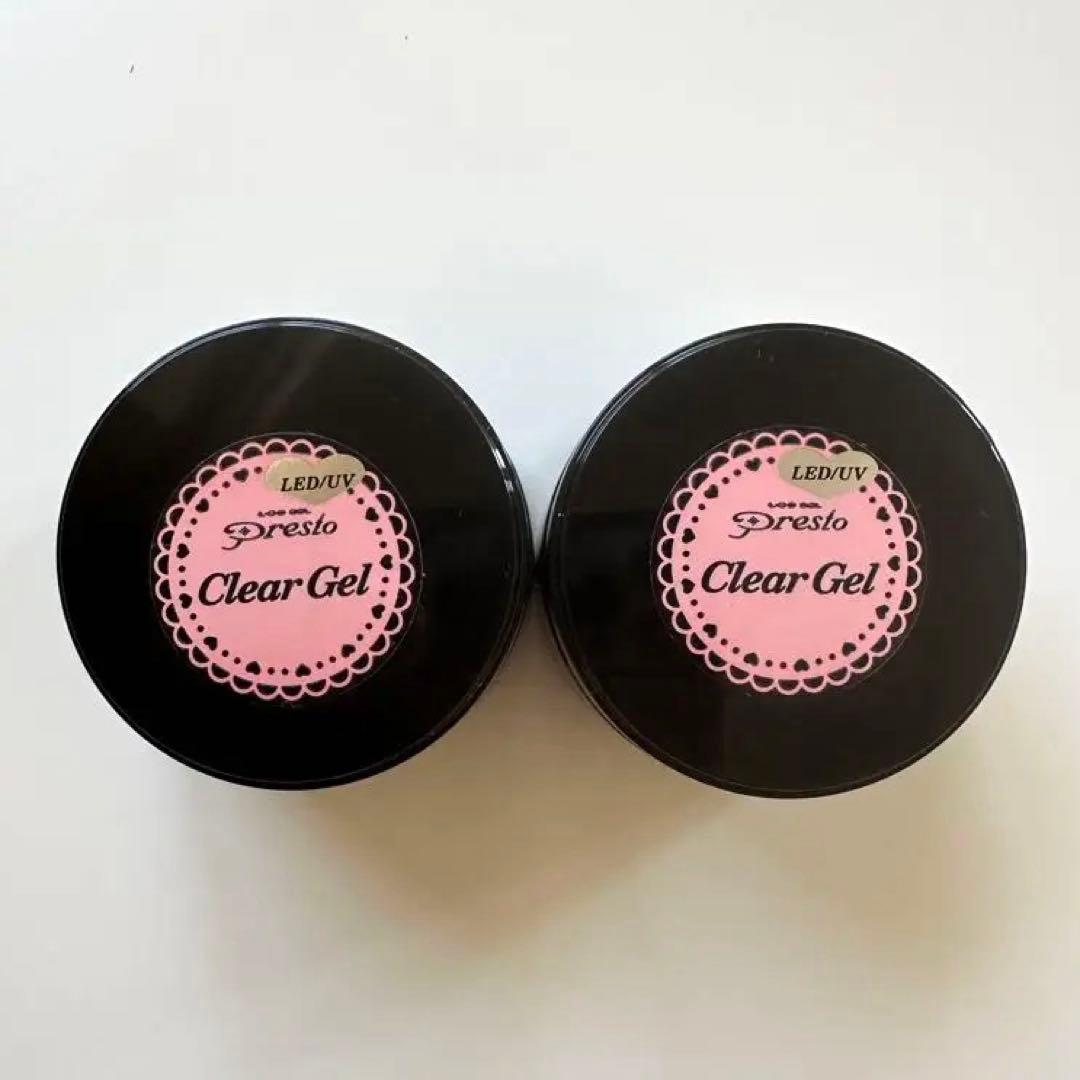 【新品・未開封】プレスト クリアジェル ベースジェル 24g 2個セット