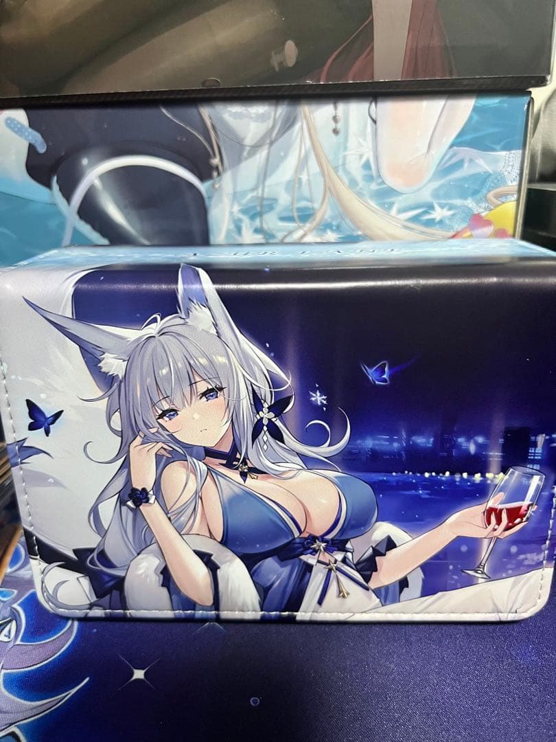 アズールレーントレカアイテムくじa賞信濃合皮製デッキケース ブロッコリートレカアイテムくじEX「アズールレーン」第3弾