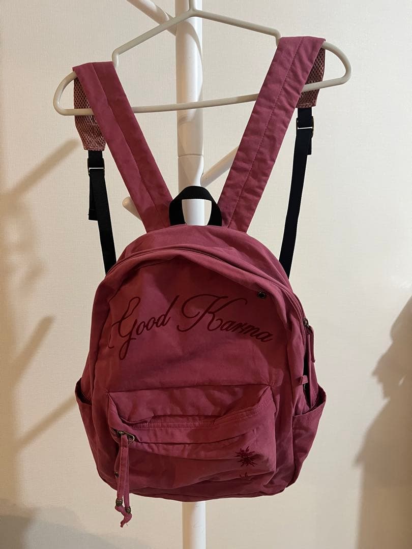 Sculptor ピンク 刺繍リュックサック（新品タグ付き）