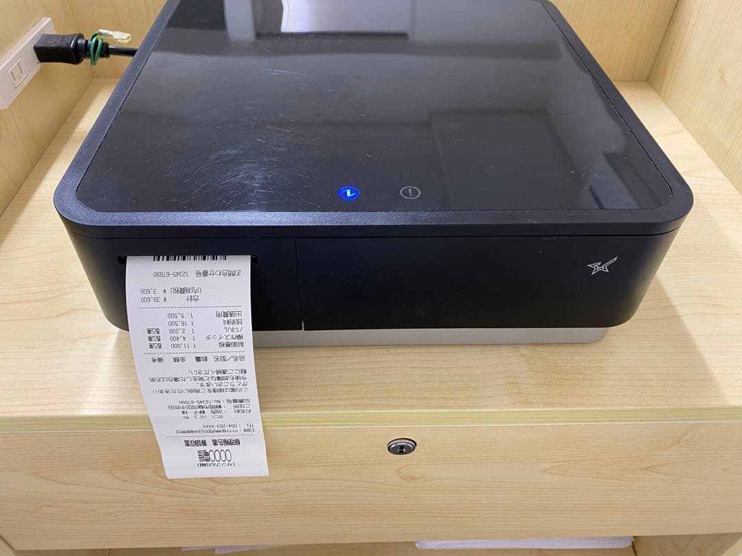 スター精密 mPOP レジ プリンターキャッシュドロワー POSレジ ロール紙付