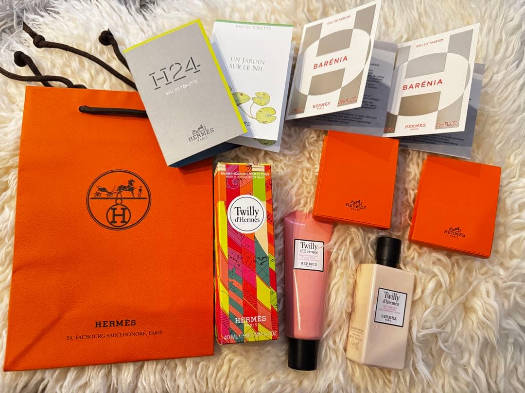 【新品未使用】　エルメスHERMES ツイリーボディクリーム &ボディオイル