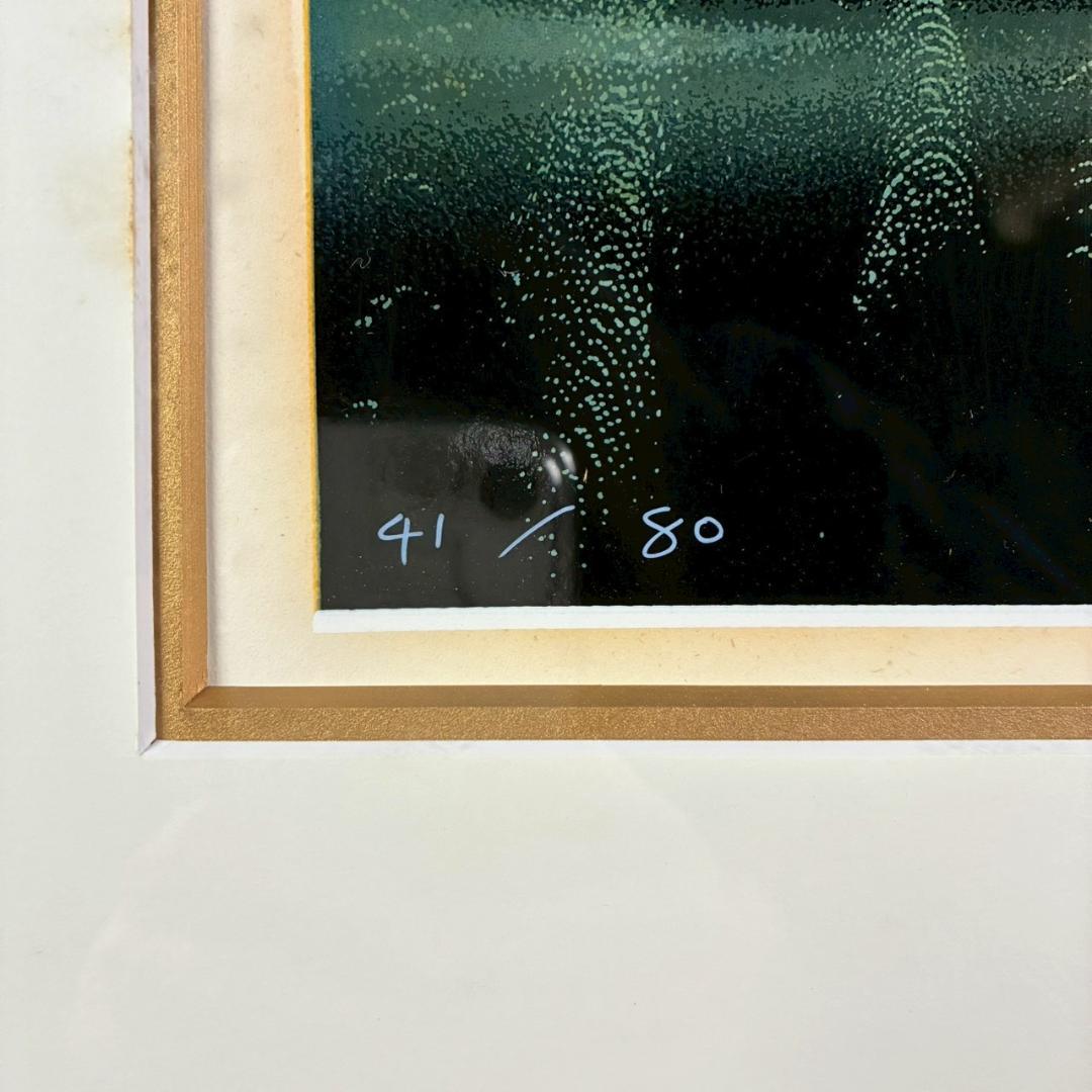 アイベン・アール「ブルーミスト」シルクスクリーン 直筆サイン入り