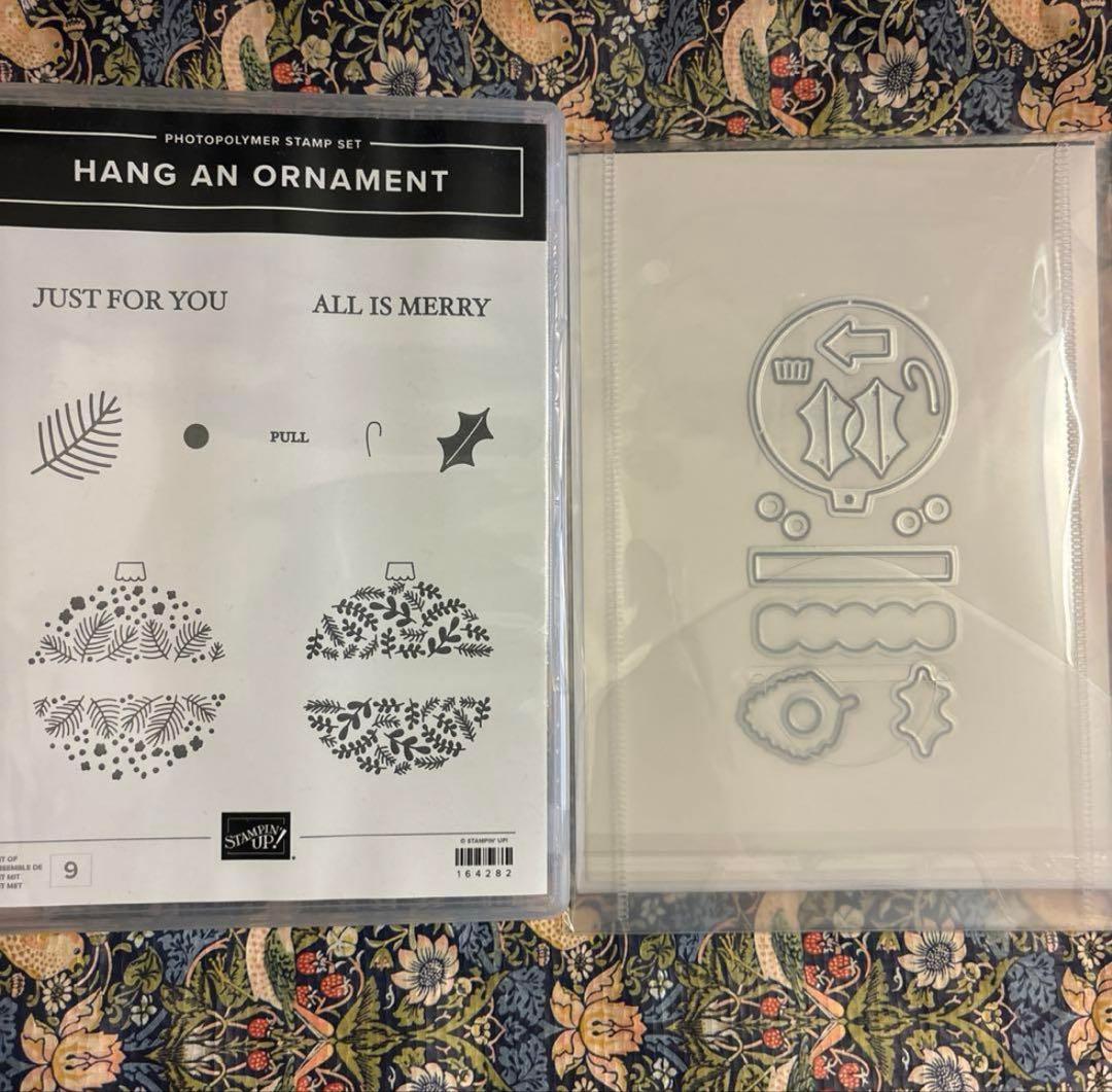 1点限り♡未使用　新作　クリスマススタンプ&ダイ　スタンピングアップ △ triangle pierce💜💜💜💜 人気カラーをどうぞ。🌸 . . クーポン使っ