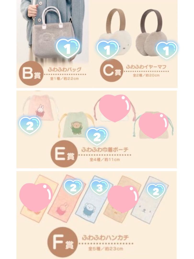 タイトーくじ miffy lottery ミッフィー 14点セット