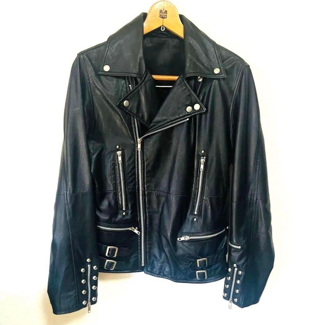 ライダース ジャケット スタッズ レザー PUNK 本革