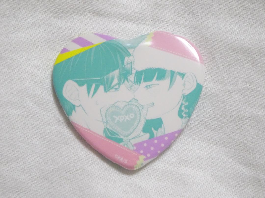 正反対な君と僕 アニメイトカフェ トレーディングハート缶バッジ