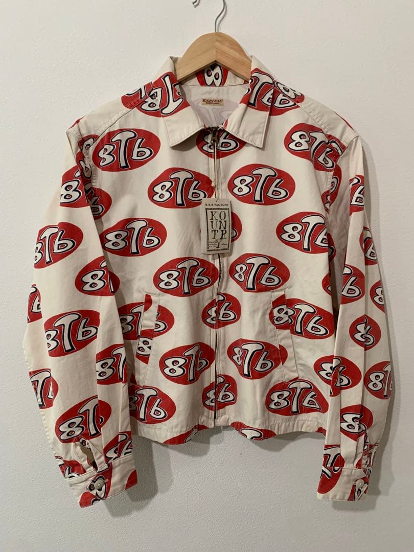 【新品未使用、タグ付き】KAPITAL 8TBロゴ ジップアップジャケット