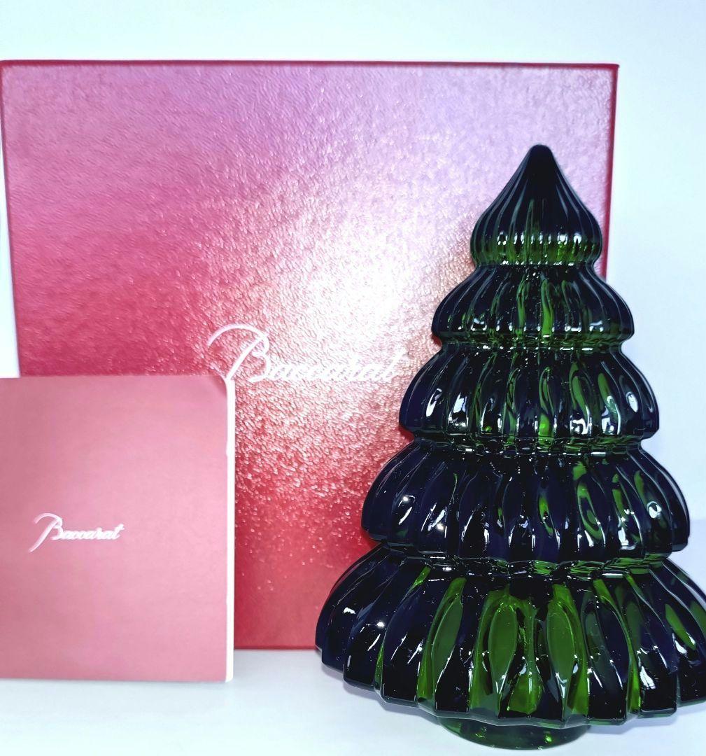 新品　バカラ　クリスマスツリー エンチャンティング 　グリーン