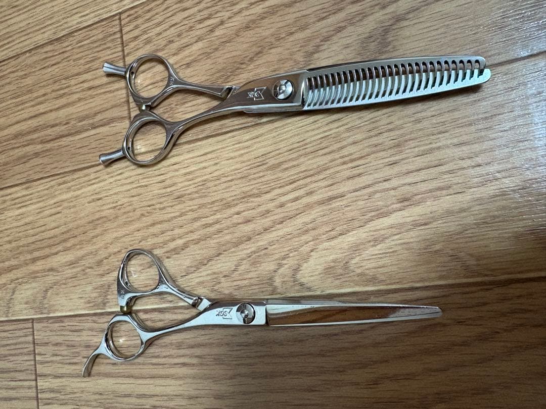 SGK シザー セニング 2点セット 美容師使用 ハサミ 切れ味良好