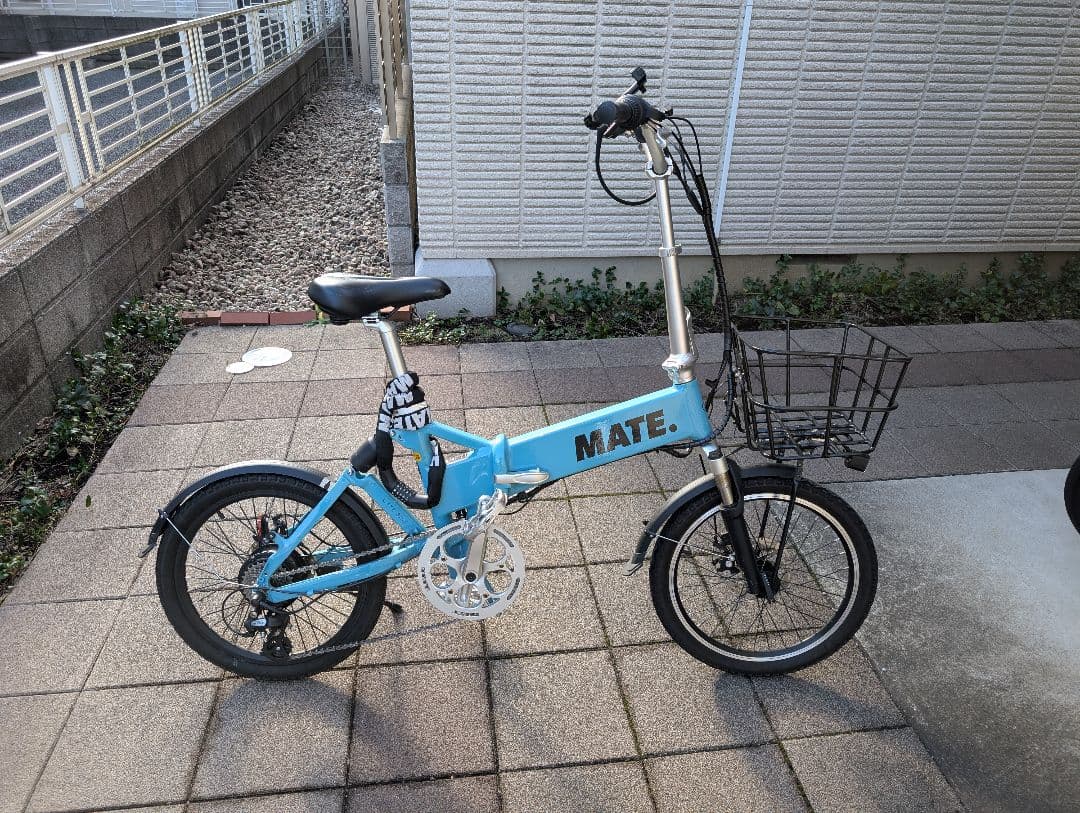MATE city 電動アシスト自転車 水色