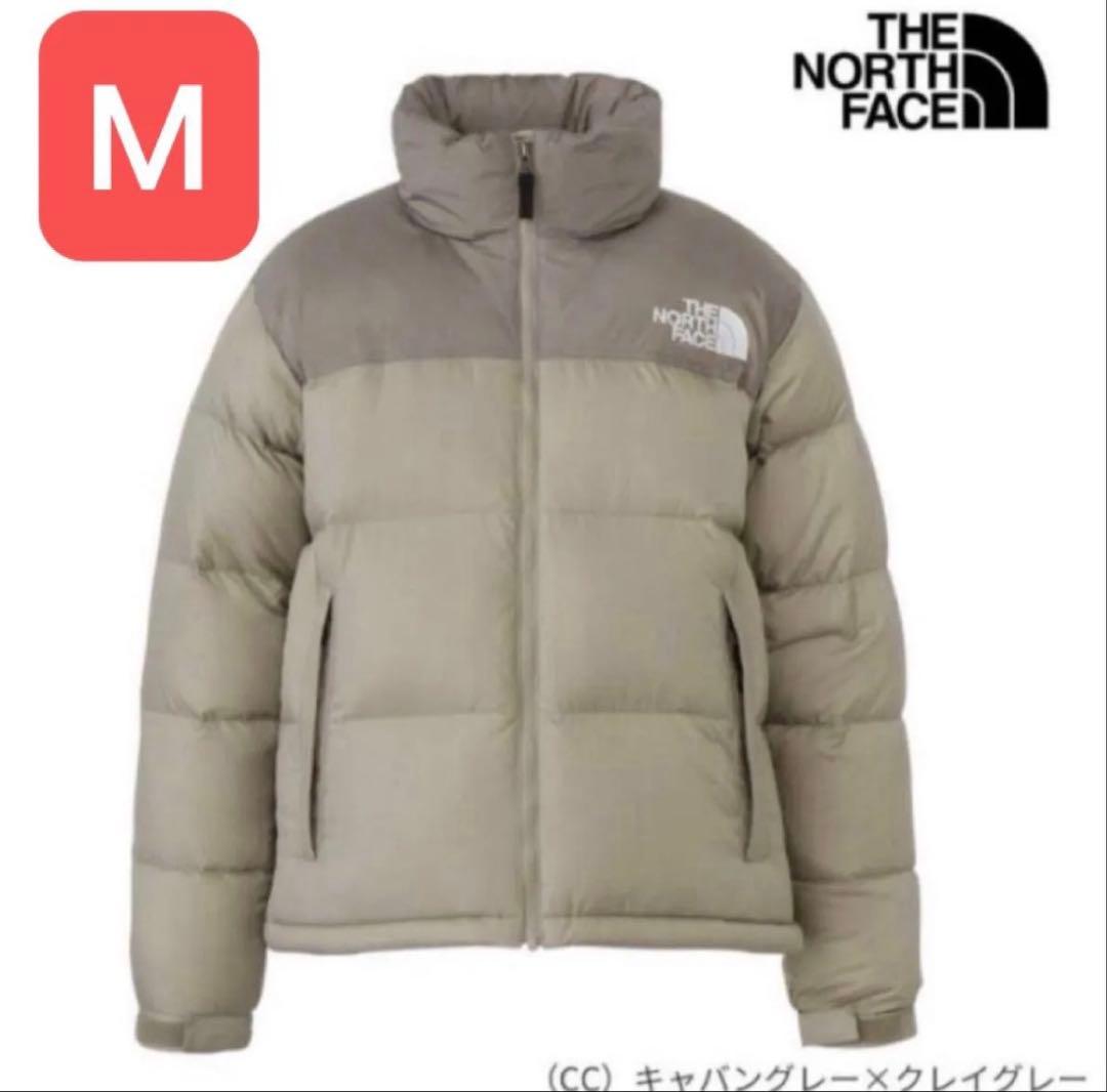即日発送可能 ノースフェイス ショート ヌプシ ダウン ジャケット グレー M THE NORTH FACE（ザ ノースフェイス） ダウンジャケット NDW92335