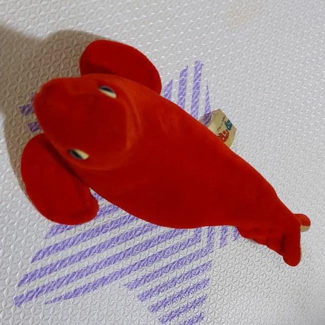 いつでもいっしょ おふろもいっしょ ムニュムニュ アシカ？ぬいぐるみ