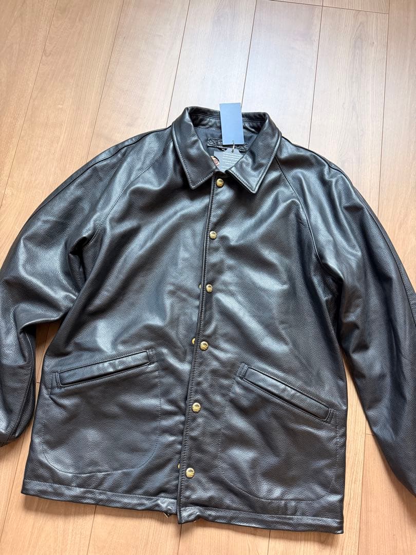 新品未使用　本革　レザーコーチ