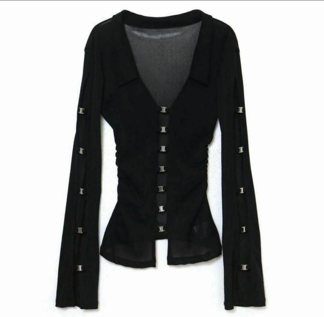 トップス melt the lady / sheer hook tops