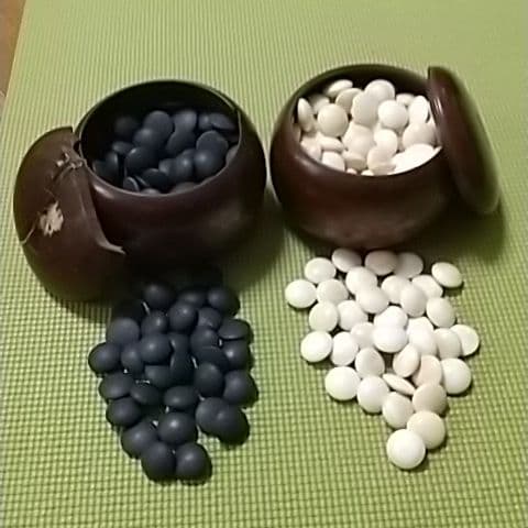 はまぐり加工手作り碁石