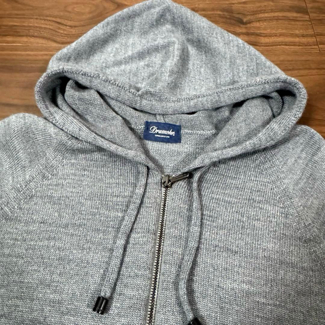 新品✨ドルモア ダブルジップ ニットパーカー 8ゲージ - メルカリ