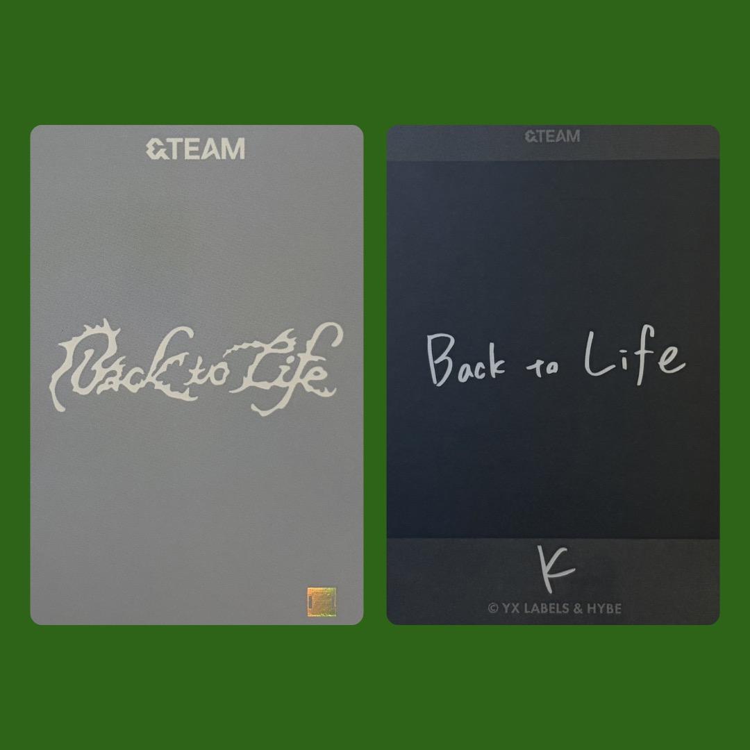 &TEAM K ケイ Back to Life WITHMUU ラキドロ トレカ - メルカリ